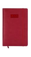 Opakowanie Kalendarz 2025 LUX A5 dzienny czerwony KK-A5D L