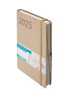 Kalendarz 2025 Sakura A5 DNS szampański. Autor: -. ZdrowePodejscie.pl Okładka książki Kalendarz 2025 Sakura A5 DNS szampański