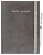 Kalendarz akad. 2023/24 A5 tyg. Piko szary. Wydawca: Wokół nas. ZdrowePodejscie.pl Opakowanie Kalendarz akad. 2023/24 A5 tyg. Piko szary
