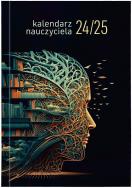 Kalendarz nauczyciela 2024/25 B6 tyg. PCV Modern. Autor: Opracowanie zbiorowe. ZdrowePodejscie.pl Okładka książki Kalendarz nauczyciela 2024/25 B6 tyg. PCV Modern