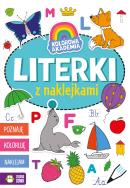 Okładka książki Kolorowa Akademia. Literki z naklejkami. Kolorowa Akademia