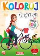 Koloruj - Na rowerze. Autor:   Praca zbiorowa. ZdrowePodejscie.pl Okładka książki Koloruj - Na rowerze