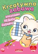 Okładka książki Kreatywna zabawa. Krzyżówki, rebusy, sudoku