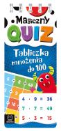 Magiczny quiz. Tabliczka mnożenia do 100. Spirala. Autor: Bator Agnieszka. ZdrowePodejscie.pl Okładka książki Magiczny quiz. Tabliczka mnożenia do 100. Spirala