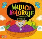 Okładka książki Maluch koloruje i ćwiczy pamięć