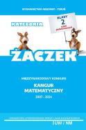 Matematyka z wesołym kangurem kat. Żaczek 2024. Autor:   Praca zbiorowa. ZdrowePodejscie.pl Okładka książki Matematyka z wesołym kangurem kat. Żaczek 2024
