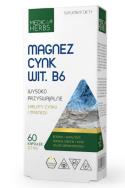 Medica Herbs Magnez + cynk + wit. B6 60kaps. Producent: Medica Herbs. ZdrowePodejscie.pl Zdjęcie produktu Medica Herbs Magnez + cynk + wit. B6 60kaps