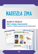 Nadeszła zima. Karty pracy. Autor: Naprawa Renata, Naprawa Renata Tanajewska Alicja. ZdrowePodejscie.pl Okładka książki Nadeszła zima. Karty pracy