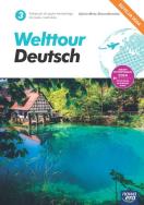 Okładka książki Nowa język niemiecki welttour deutsch 3 podręcznik liceum i technikum EDYCJA 2024