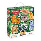 Pierwsze puzzle Mama i ja CzuCzu. Wydawca: Bright Junior Media Justyna Han. ZdrowePodejscie.pl Opakowanie Pierwsze puzzle Mama i ja CzuCzu