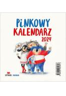 Okładka książki Pinkowy kalendarz 2024