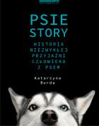 Psie story. Autor: Katarzyna Burda. ZdrowePodejscie.pl Okładka książki Psie story