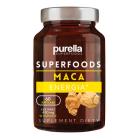 Opakowanie Purella Superfoods Energia Maca Suplement diety 33g, 60 kapsułek