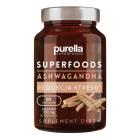 Opakowanie Purella Superfoods Redukcja Stresu Ashwagandha Suplement diety 30g, 60 kapsułek - 350mg