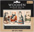 Opakowanie Zakładki drewniane do książki Koty