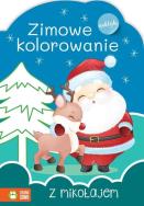 Okładka książki Zimowe kolorowanie z Mikołajem