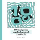 1000 łamigłówek, zagadek logicznych i testów IQ. Autor: Carter Philip. ZdrowePodejscie.pl Okładka książki 1000 łamigłówek, zagadek logicznych i testów IQ
