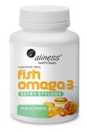 Zdjęcie produktu Aliness Fish Omega 3 estry etylowe EPA 180mg DHA 120mg 90kaps