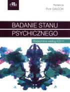 Badanie stanu psychicznego Rozpoznania według ICD-11. Autor: P. Gałecki. ZdrowePodejscie.pl Okładka książki Badanie stanu psychicznego Rozpoznania według ICD-11