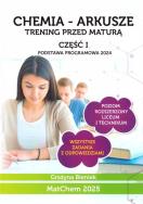 Chemia - arkusze. Trening przed maturą cz.1 ZR. Autor: Grażyna Bieniek. ZdrowePodejscie.pl Okładka książki Chemia - arkusze. Trening przed maturą cz.1 ZR