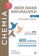 Chemia Zbiór zadań maturalnych Lata 2010–2025 Poziom rozszerzony 603 zadania CKE z rozwiązaniami Część 1. Chemia ogólna i fizyczna. Autor: Piotr Kosztołowicz, Dorota Kosztołowicz. ZdrowePodejscie.pl Okładka książki Chemia Zbiór zadań maturalnych Lata 2010–2025 Poziom rozszerzony 603 zadania CKE z rozwiązaniami Część 1. Chemia ogólna i fizyczna