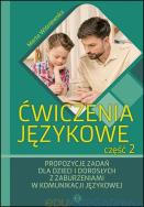 Ćwiczenia językowe część 2. Autor: Marta Wiśniewska. ZdrowePodejscie.pl Okładka książki Ćwiczenia językowe część 2