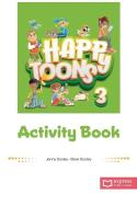 Okładka książki Happy Toons 3 ed. międzynar. AB + DigiBook (kod)