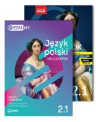 Okładka książki J. polski LO 2.1 Oblicza epok Eduset + podr ZPiR