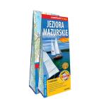 Jeziora Mazurskie; 2-częściowa laminowana mapa żeglarska 1:60 000. Autor: Opracowanie zbiorowe. ZdrowePodejscie.pl Okładka książki Jeziora Mazurskie; 2-częściowa laminowana mapa żeglarska 1:60 000