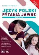 Okładka książki Język Polski Pytania Jawne Vademecum matura 2026