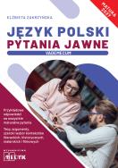 Okładka książki Język Polski Pytania Jawne Vademecum matura 2027