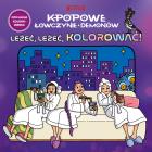 Okładka książki K-popowe łowczynie demonów. Leżeć, leżeć, kolorować! Oficjalna kolorowanka
