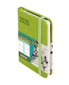 Okładka książki Kalendarz 2026 Awangarda A7 TDW zielony