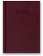 Opakowanie Kalendarz 2026 B6 dzienny Vivella Bordowy