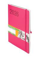 Okładka książki Kalendarz 2026 Impresja B5 TDW różowy