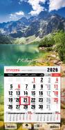 Kalendarz 2026 jednodzielny mini Tatry. Wydawca: Pan Kalendarzyk. ZdrowePodejscie.pl Opakowanie Kalendarz 2026 jednodzielny mini Tatry