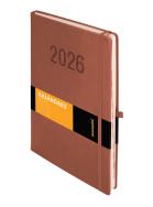 Okładka książki Kalendarz 2026 Memofix A4 DNS mocha mousse