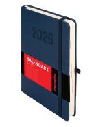 Kalendarz 2026 Memofix A5 DNS granatowy. Autor: -. ZdrowePodejscie.pl Okładka książki Kalendarz 2026 Memofix A5 DNS granatowy