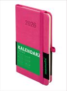 Kalendarz 2026 Memofix A6 TDW różowy. Autor: -. ZdrowePodejscie.pl Okładka książki Kalendarz 2026 Memofix A6 TDW różowy