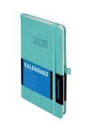 Kalendarz 2026 Memofix B6 TDW turkusowy. Autor: -. ZdrowePodejscie.pl Okładka książki Kalendarz 2026 Memofix B6 TDW turkusowy