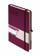 Okładka książki Kalendarz 2026 Rubi A5 DNS bordowy