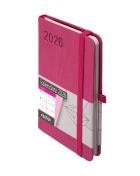 Okładka książki Kalendarz 2026 Rubi A6 TDW różowy