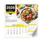 Opakowanie Kalendarz 2026 ścienny kulinarny