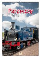 Opakowanie Kalendarz 2026 ścienny parowozy