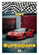 Opakowanie Kalendarz 2026 ścienny super cars