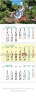 Opakowanie Kalendarz 2026 ścienny trójdzielny Kaskada