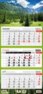 Kalendarz 2026 trójdzielny płaska główka tatry. Wydawca: Pan Kalendarzyk. ZdrowePodejscie.pl Opakowanie Kalendarz 2026 trójdzielny płaska główka tatry