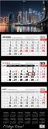 Kalendarz 2026 trójdzielny premium Dubai. Wydawca: Pan Kalendarzyk. ZdrowePodejscie.pl Opakowanie Kalendarz 2026 trójdzielny premium Dubai