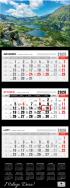 Kalendarz 2026 trójdzielny premium tatry. Wydawca: Pan Kalendarzyk. ZdrowePodejscie.pl Opakowanie Kalendarz 2026 trójdzielny premium tatry