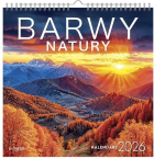 Opakowanie Kalendarz 2026 wieloplanszowy kwadrat Barwy Natury